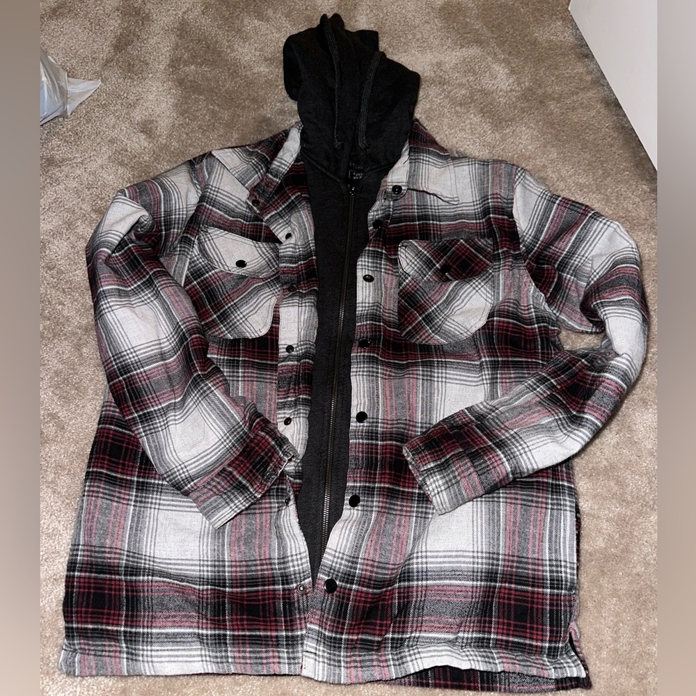 Plaid winter jacket